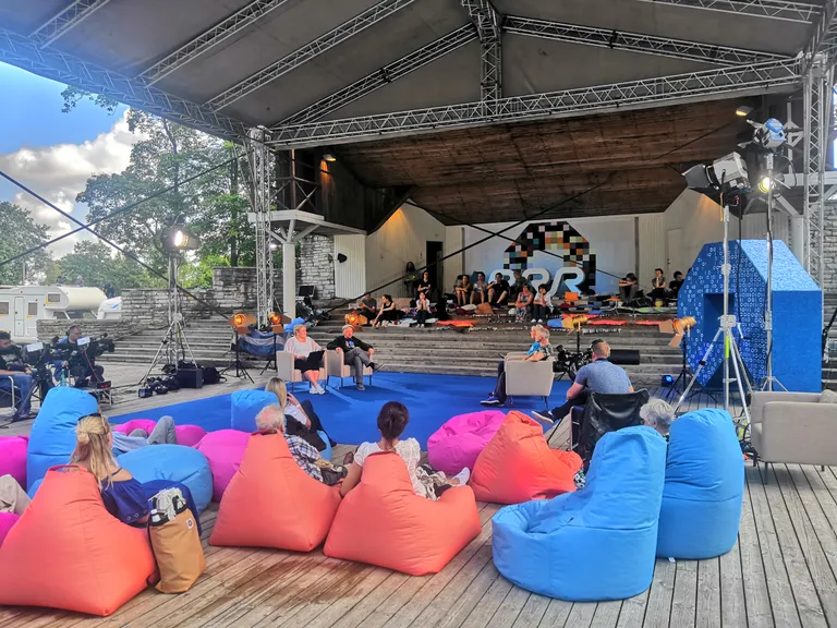 Arvamusfestivali teisel päeval räägiti inglise ja eesti keelest.