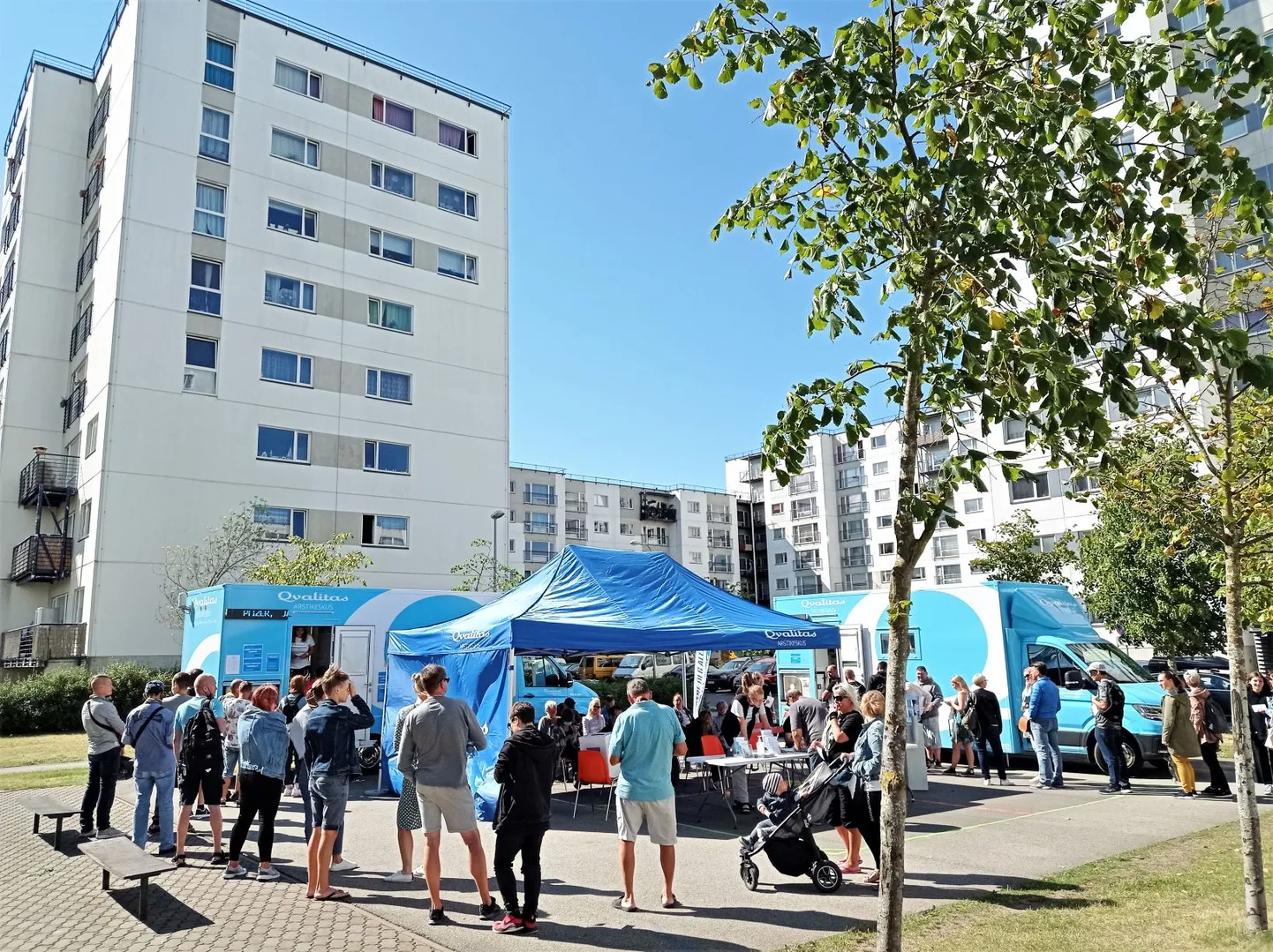 Vaktsineerimine Lasnamäel.