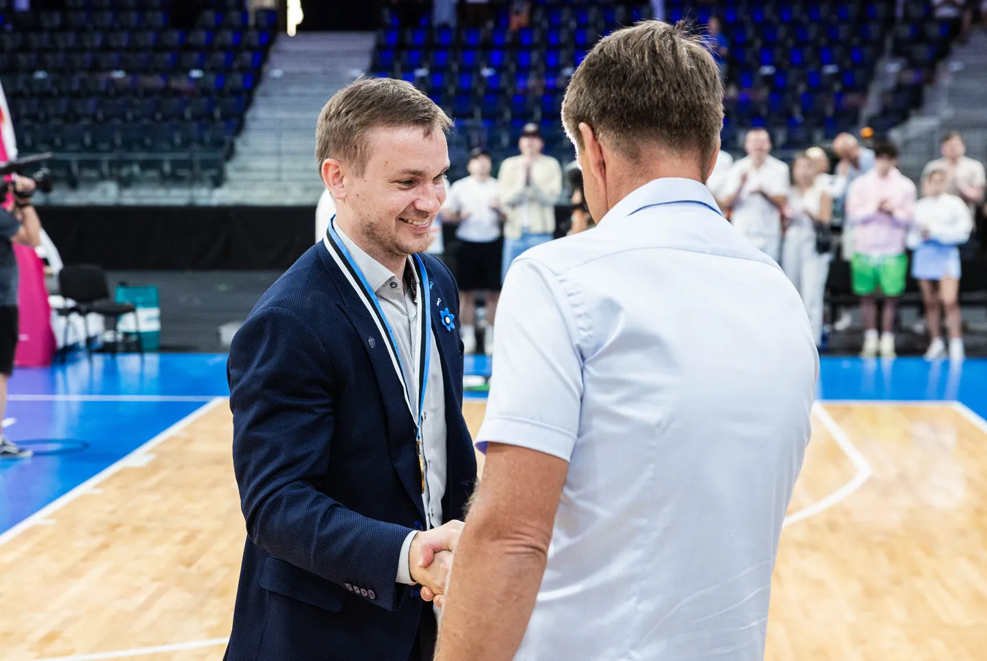 Kalev/Cramo peatreener Heiko Rannula sai meistrikulla kaela kolmandat aastat järjest.
