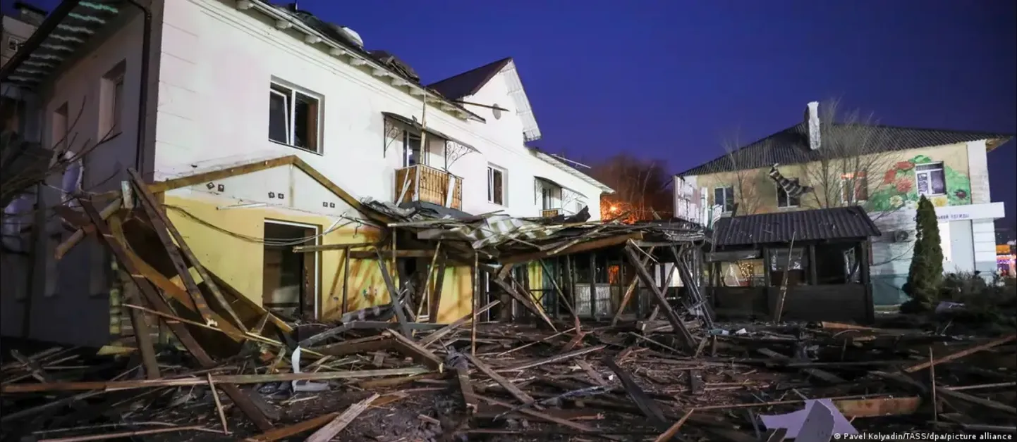 Белгород после обстрела города украинскими военными, 30 декабря 2023 года