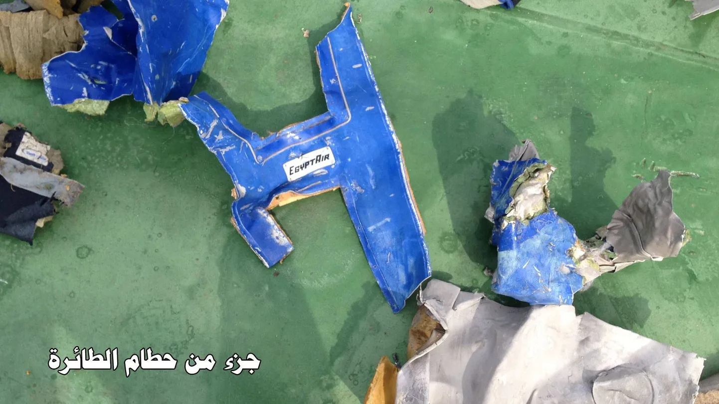 EgyptAiri lennuki tükid, mis leiti Vahemerest