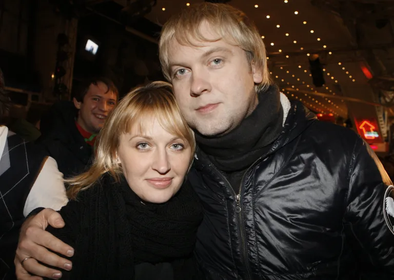 Сергей Светлаков с бывшей супругой Юлией