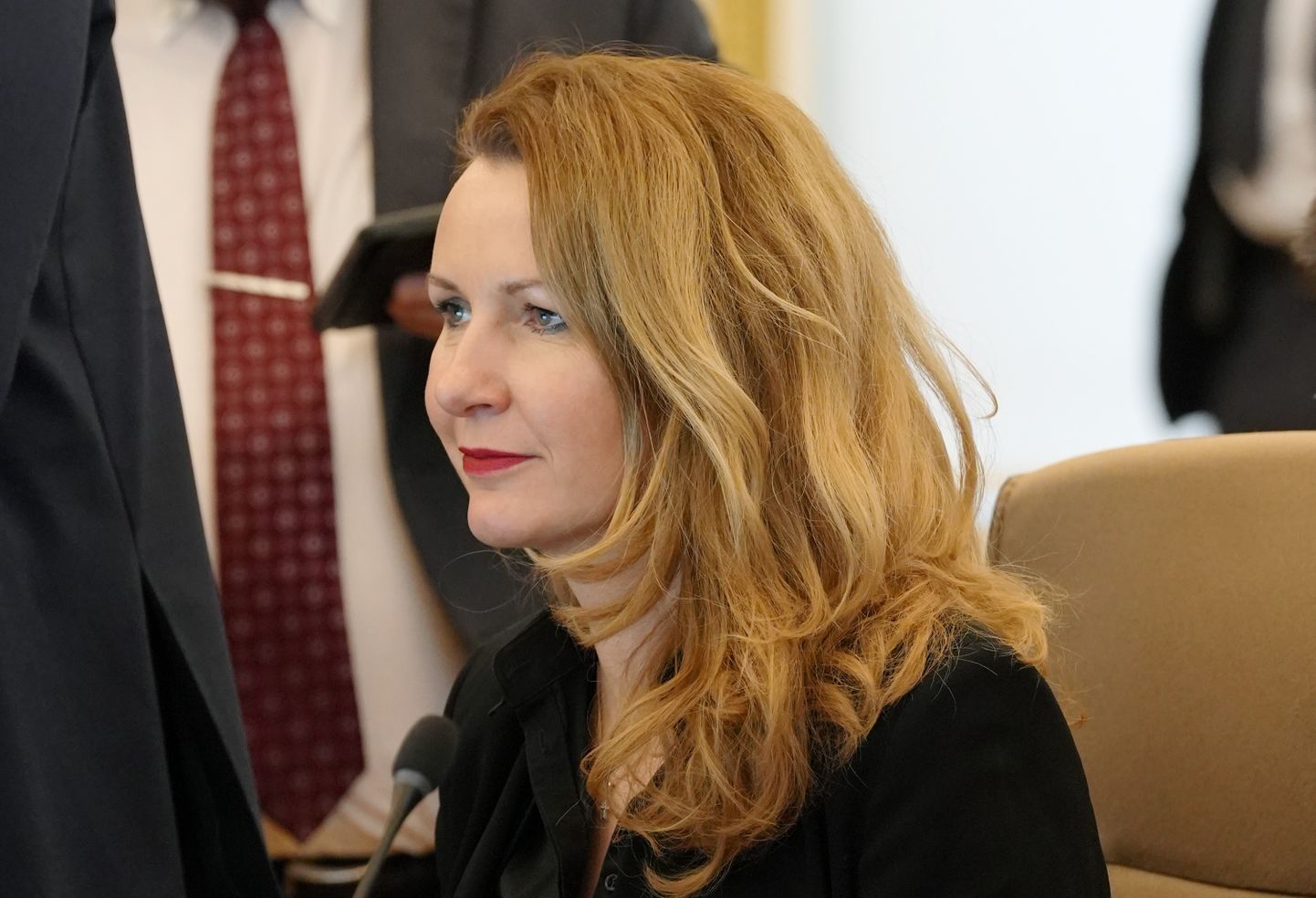 Министр юстиции Латвии Инесе Либиня-Эгнере, январь 2024 года.