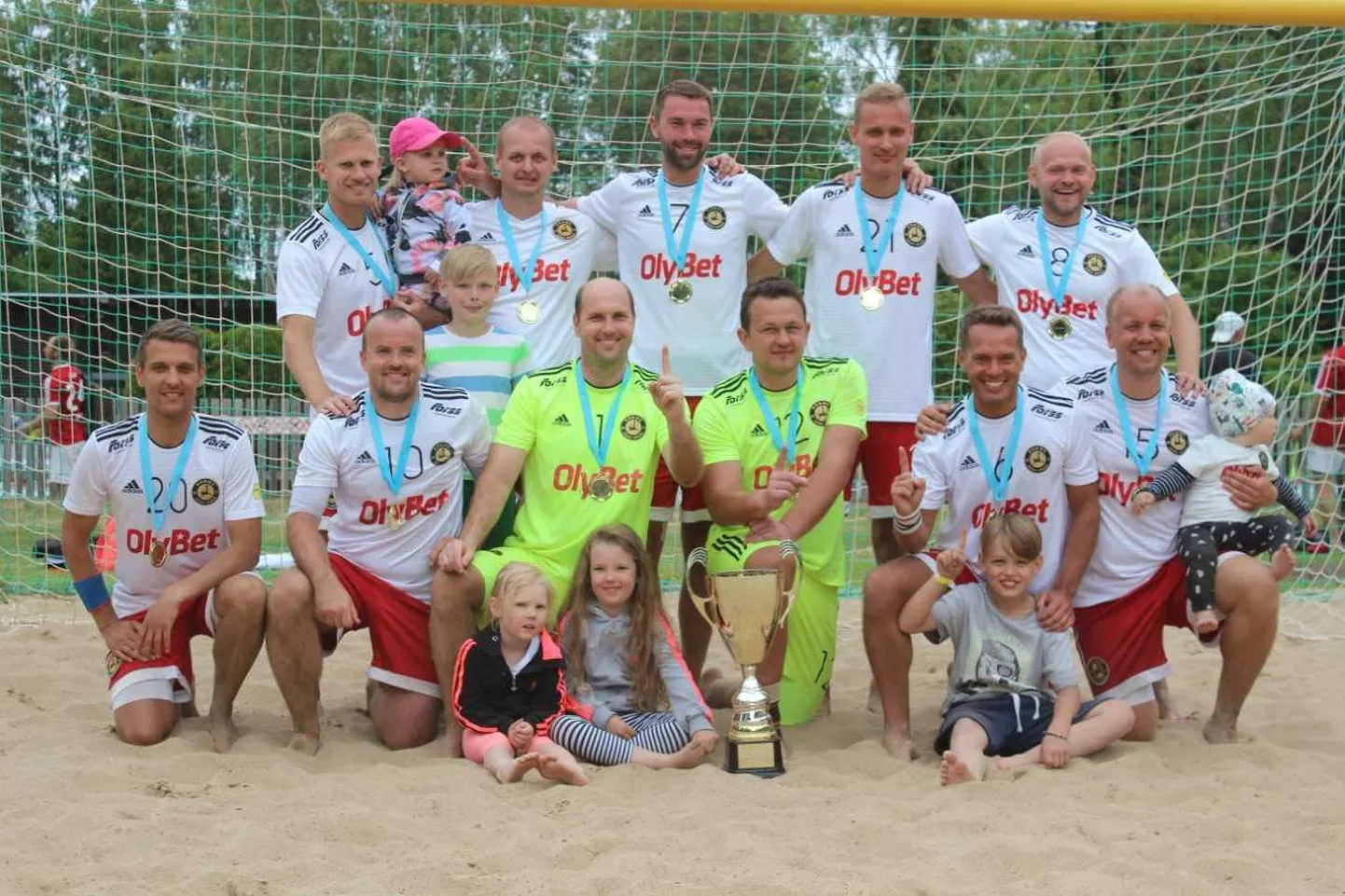 Rannajalgpalli karikavõitja 2018 Nõmme BSC.