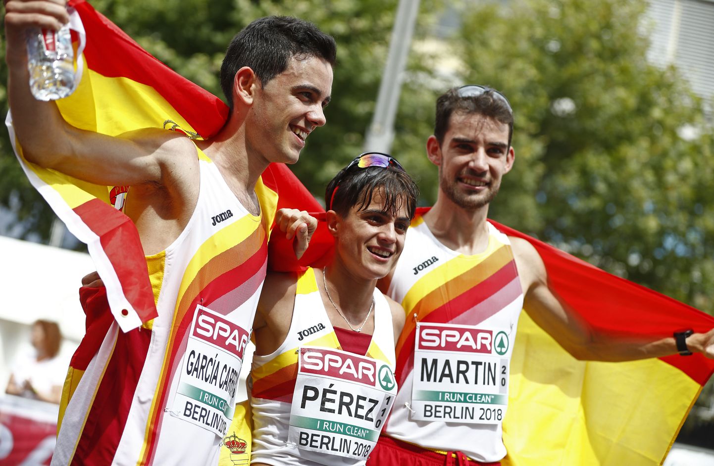 Hispaania käijad võitsid EMil 20 km distantsidelt kokku kolm medalit, sealhulgas mõlemad kullad.