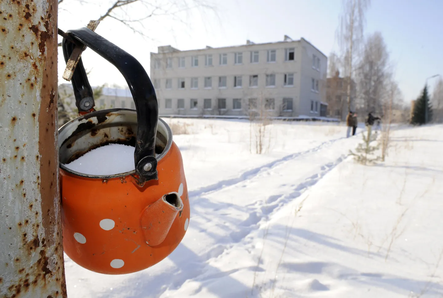 Inimtühi sõjaväelinnak Skrunda-1 Lätis