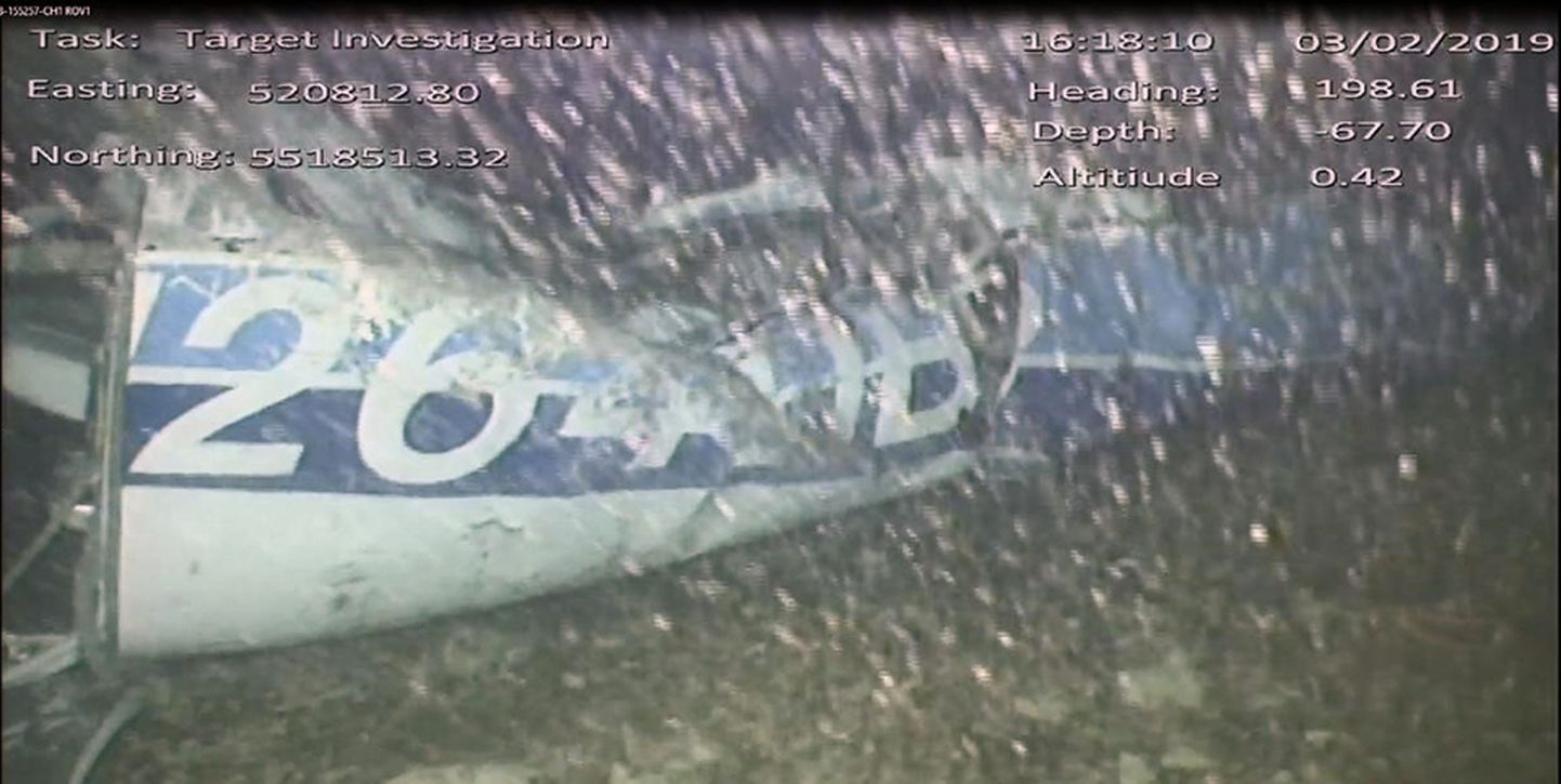 Salat vedanud Piper PA-46 lennukivrakk.
