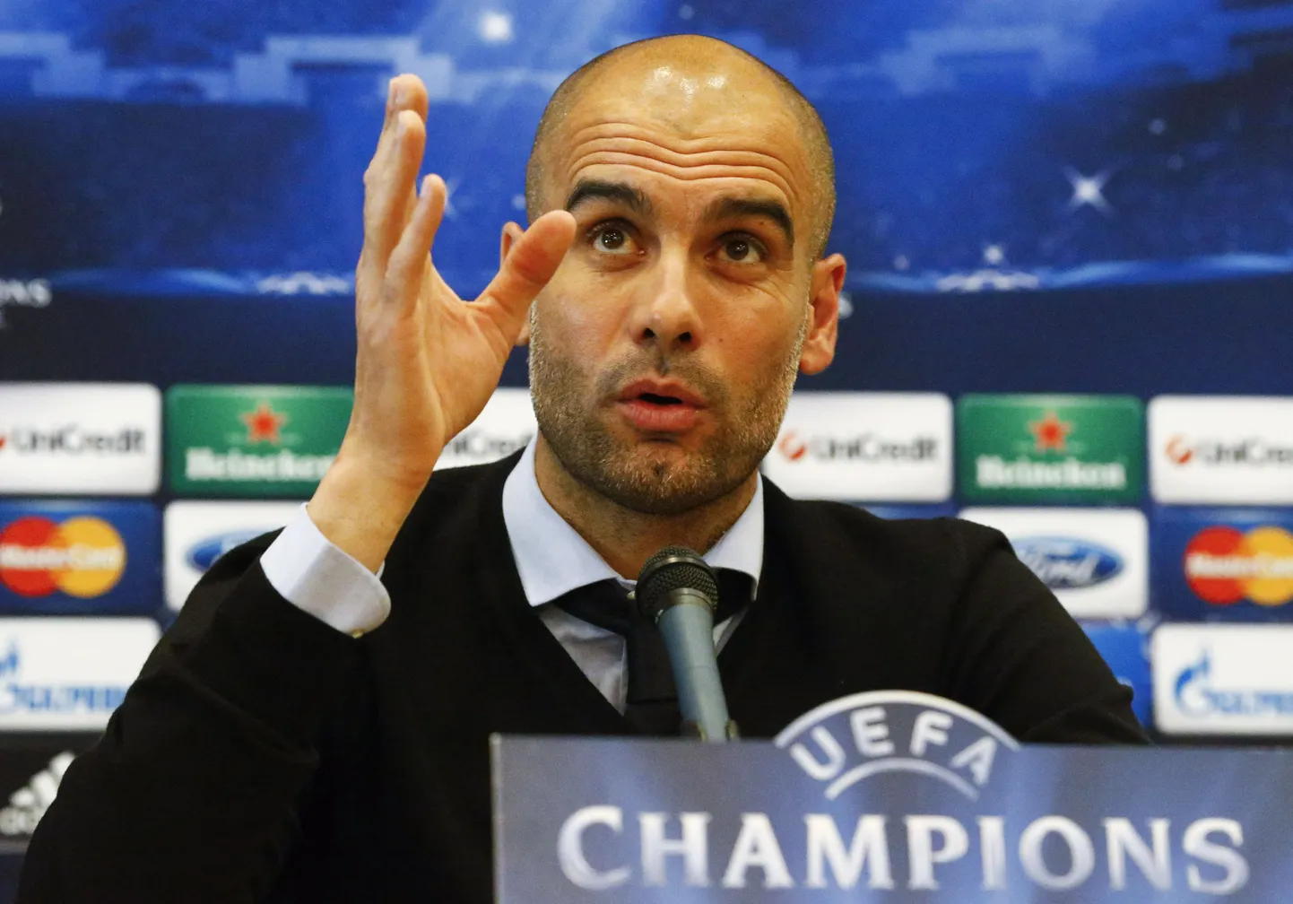 Müncheni Bayerni peatreener Pep Guardiola.