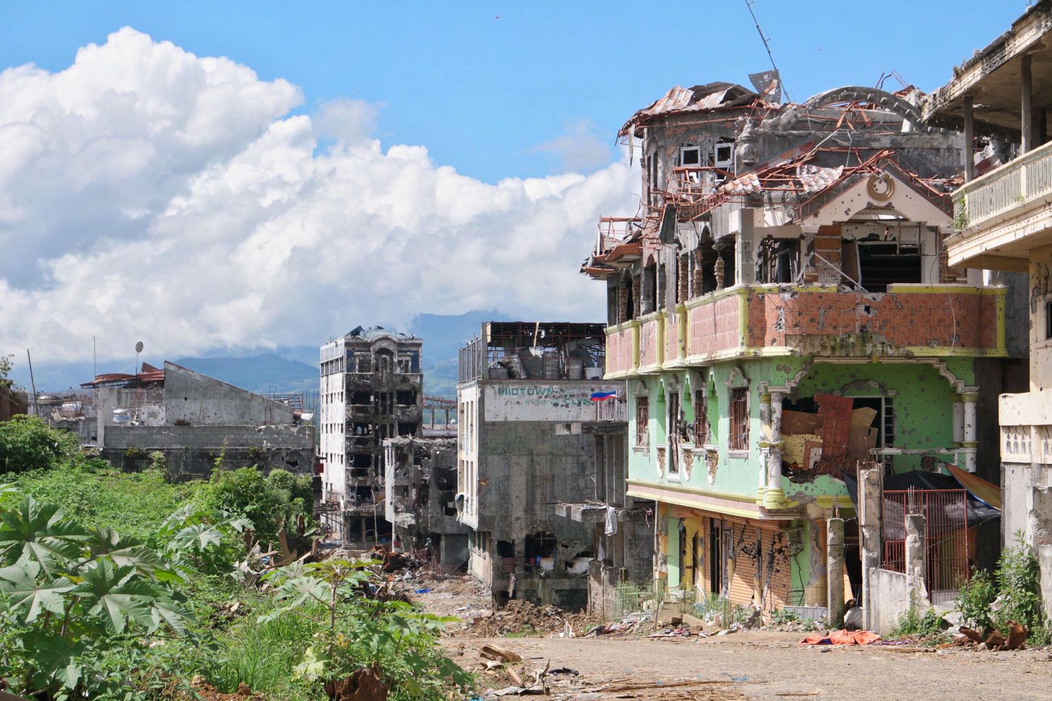Marawi pärast lahinguid.