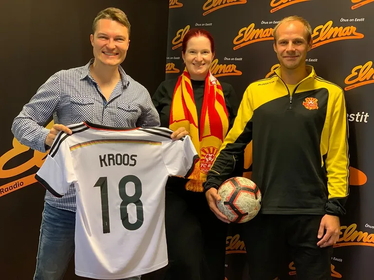 Lauri Hermann, Tiiu Sommer ja Heigo Kosemets raadio Elmar stuudios