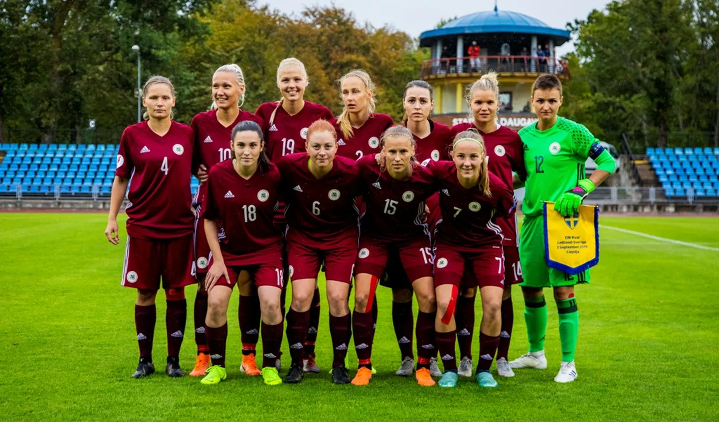 Latvijas izlases futbolistes
