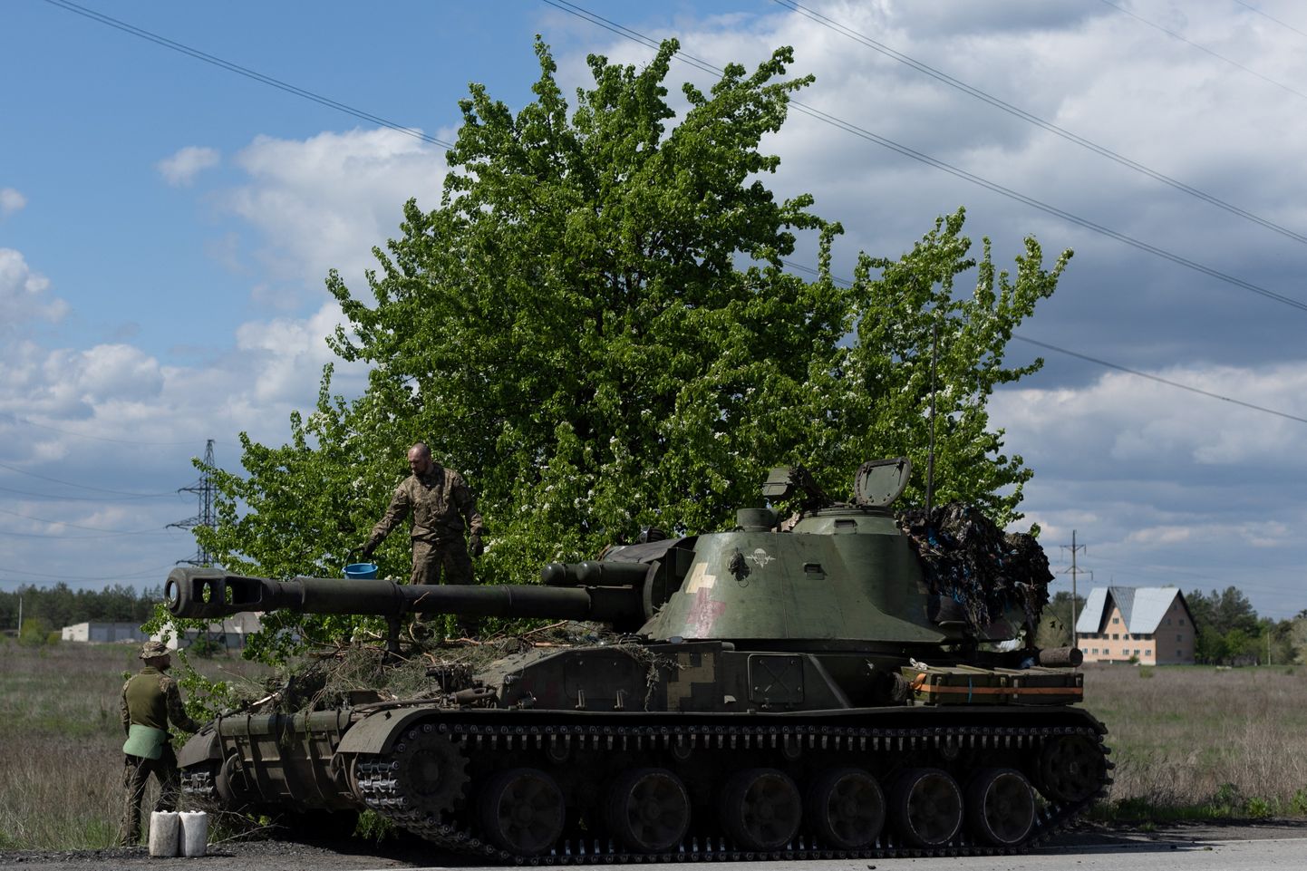 Ukraine sõjaväelased Donetski oblastis.