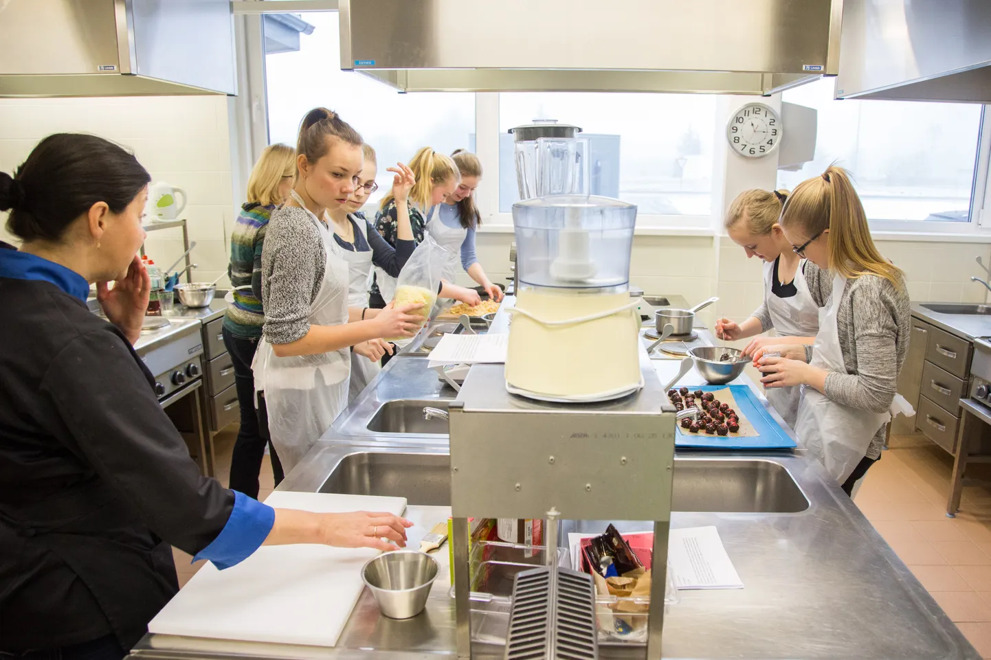 Järvamaa kutsehariduskeskuse õppeklass.