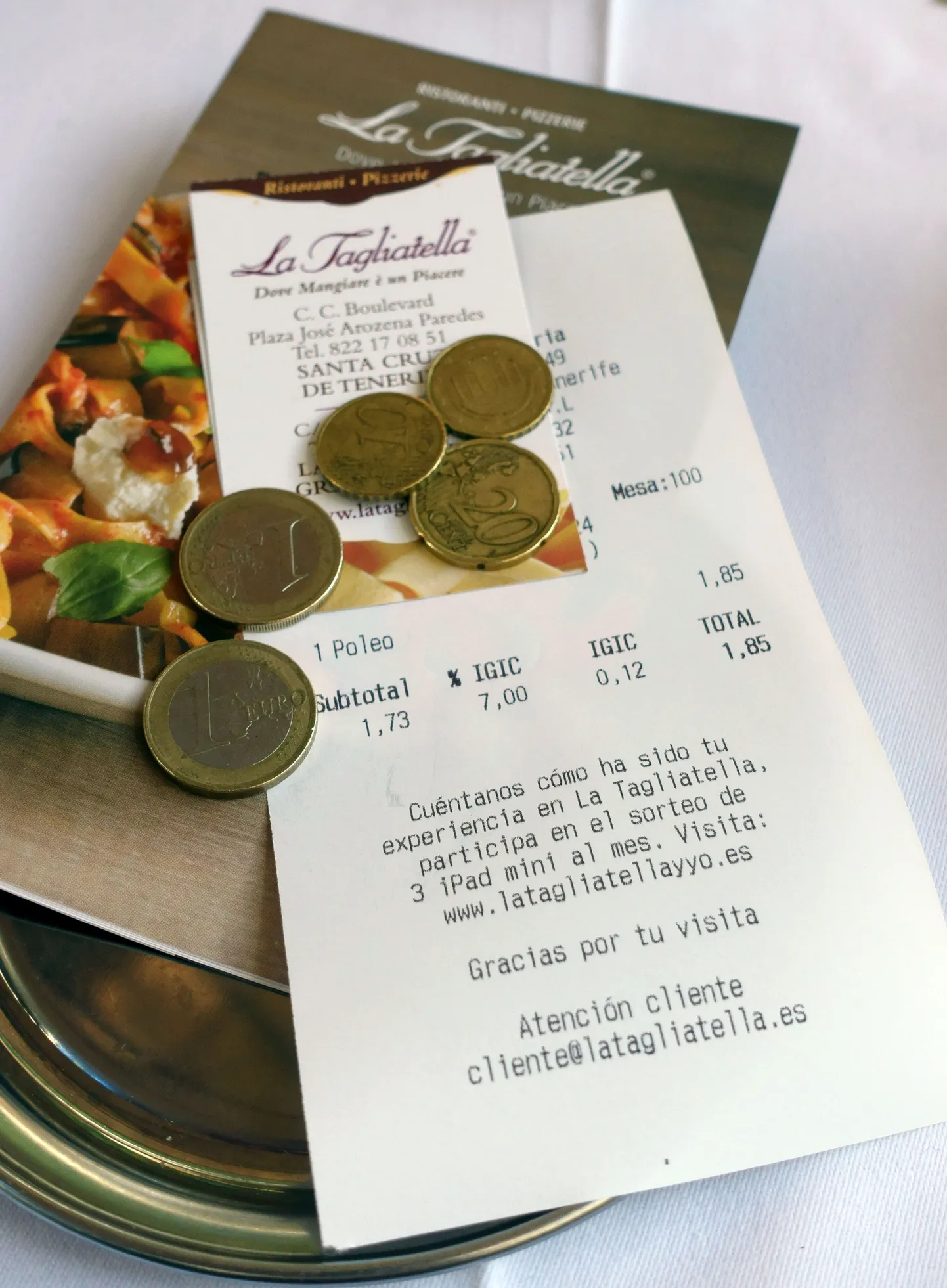 Tähtis on ka õige restoranivalik.