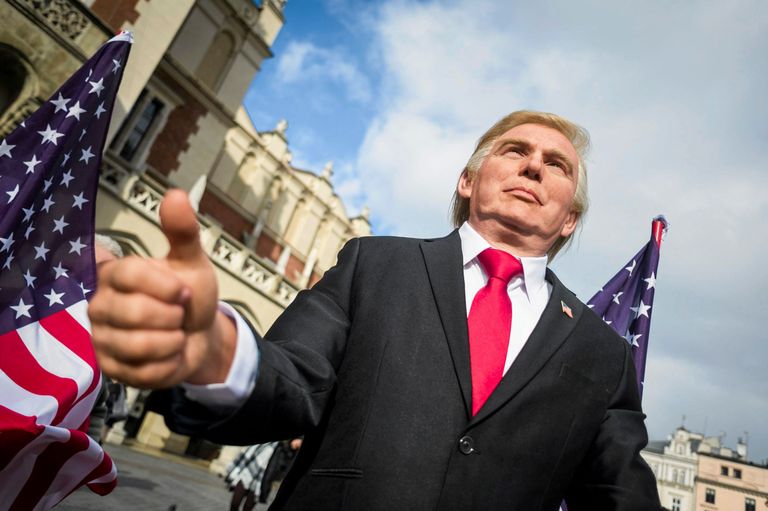 Donald Trumpi vahakuju Poolas Krakowis