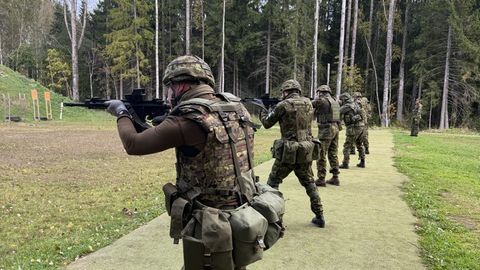 Tagalakompanii keskendus väljaõppenädalavahetusel erinevatele laskeharjutustele