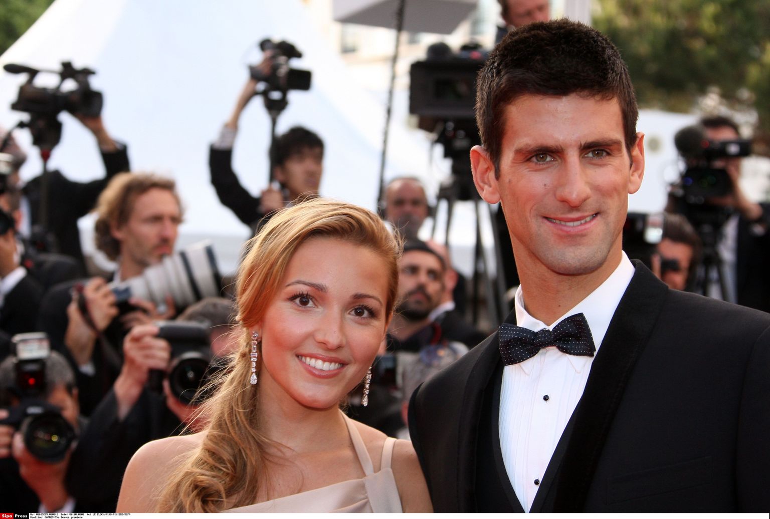 Novak Djokovic oma kallima Jelena Risticiga.