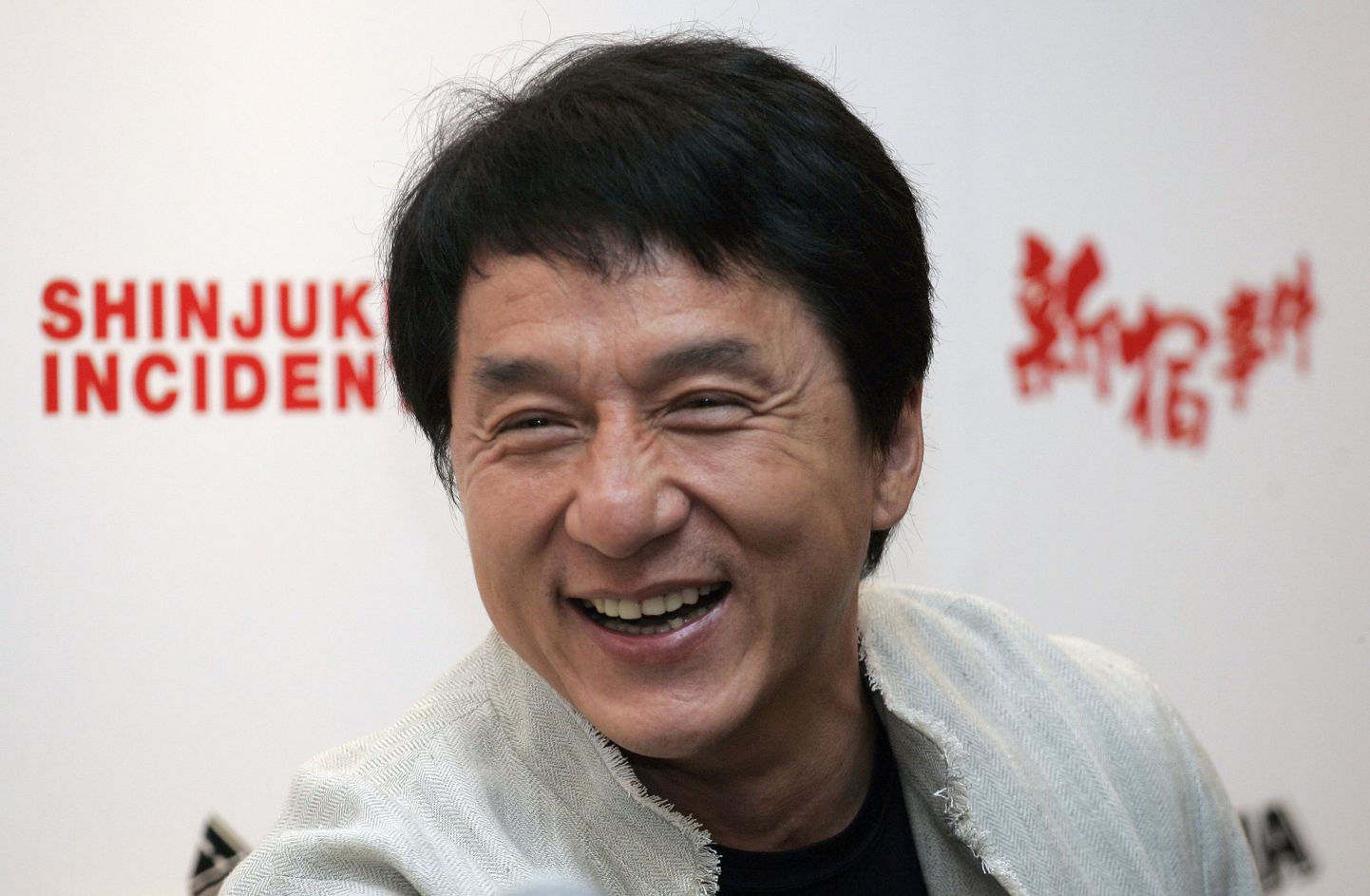 Jackie Chan Kuala Lumpuris oma uusimat filmi Shinjuku Incident promomas.