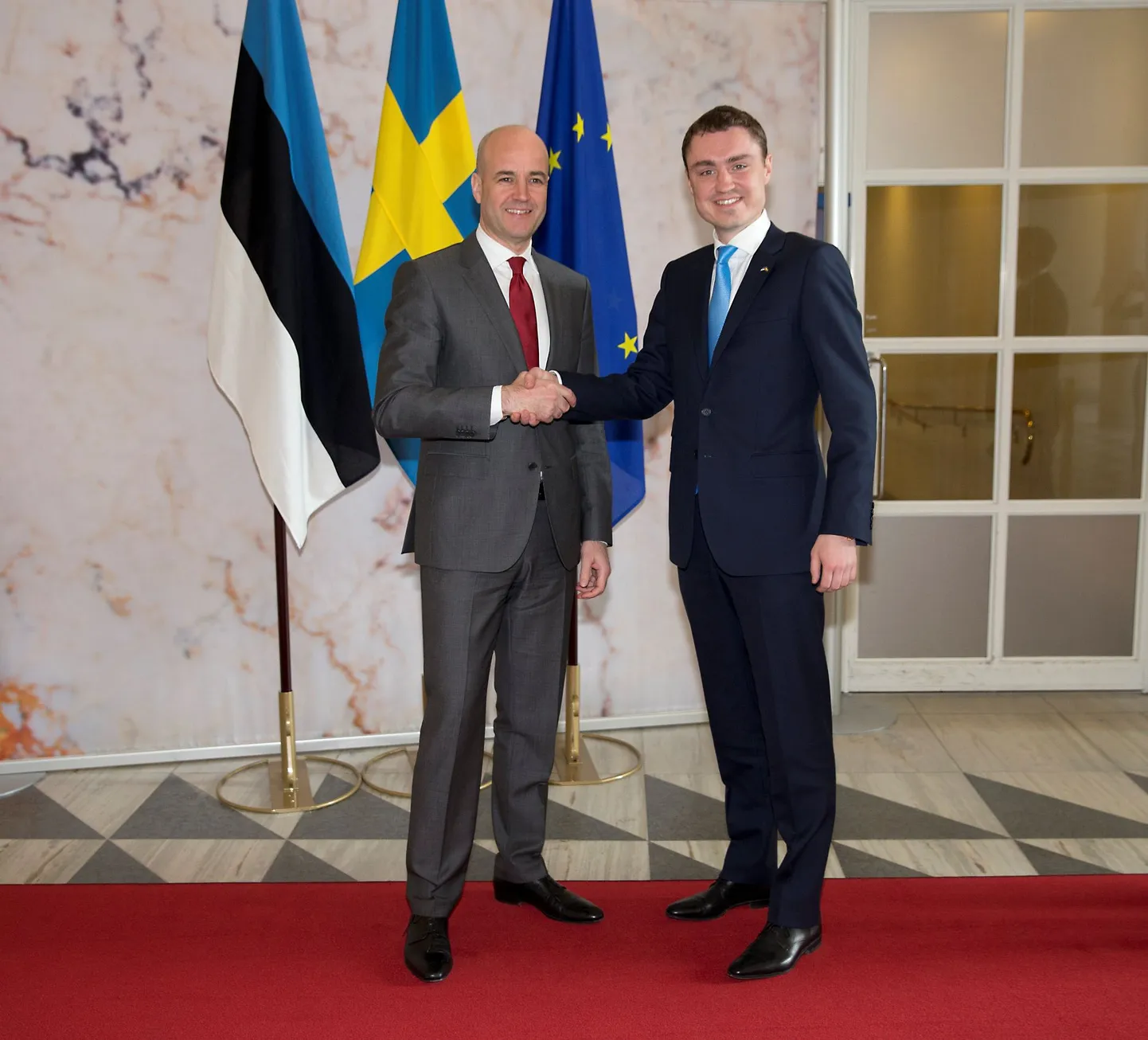 Taavi Rõivas ja Fredrik Reinfeldt.