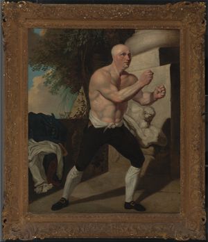 Inglise poksija John «Jack» Broughtoni portree. John Hamilton Mortimer (1740-1779)
