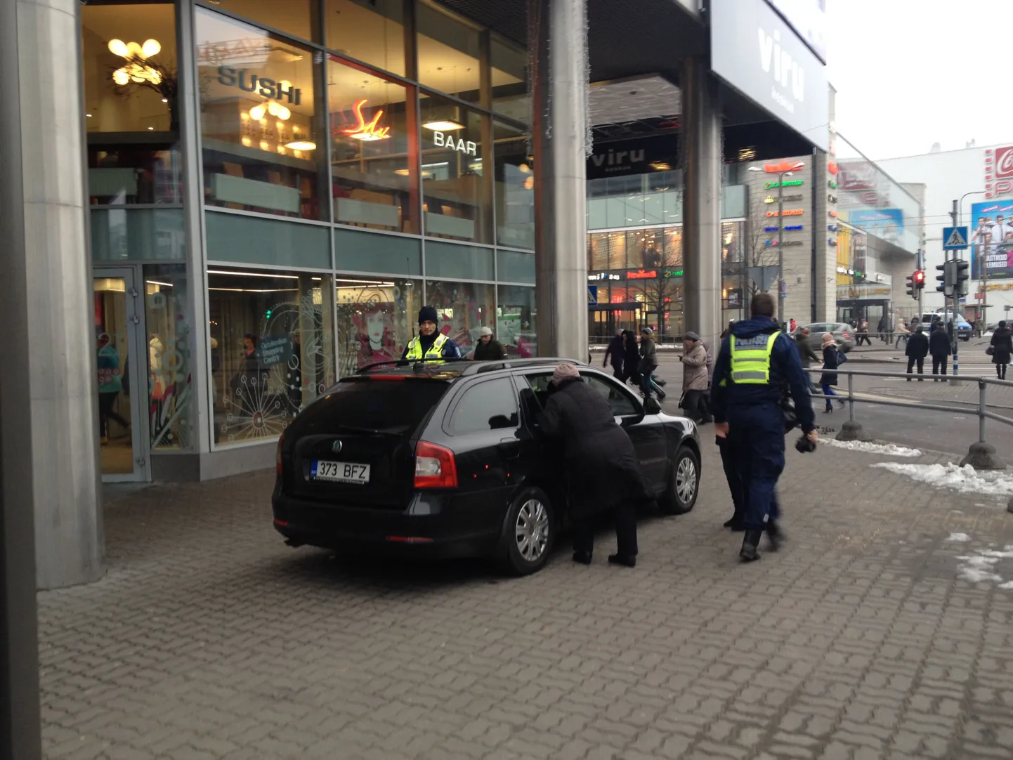 Полиция провела рейд в центре Таллинна.