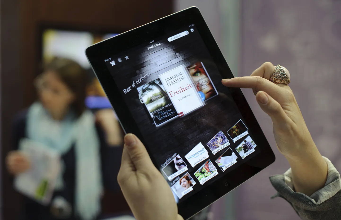 E-raamat Apple´i iPadis.