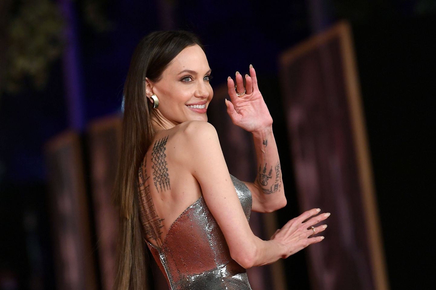 Angelina Jolie Itaalias Rooma filmifestivalil 24. oktoobril 2021