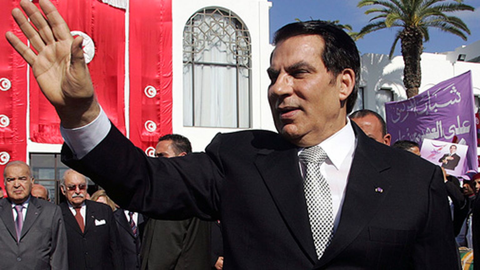 Tunisijas prezidents Zinelabidīns ben Ali
