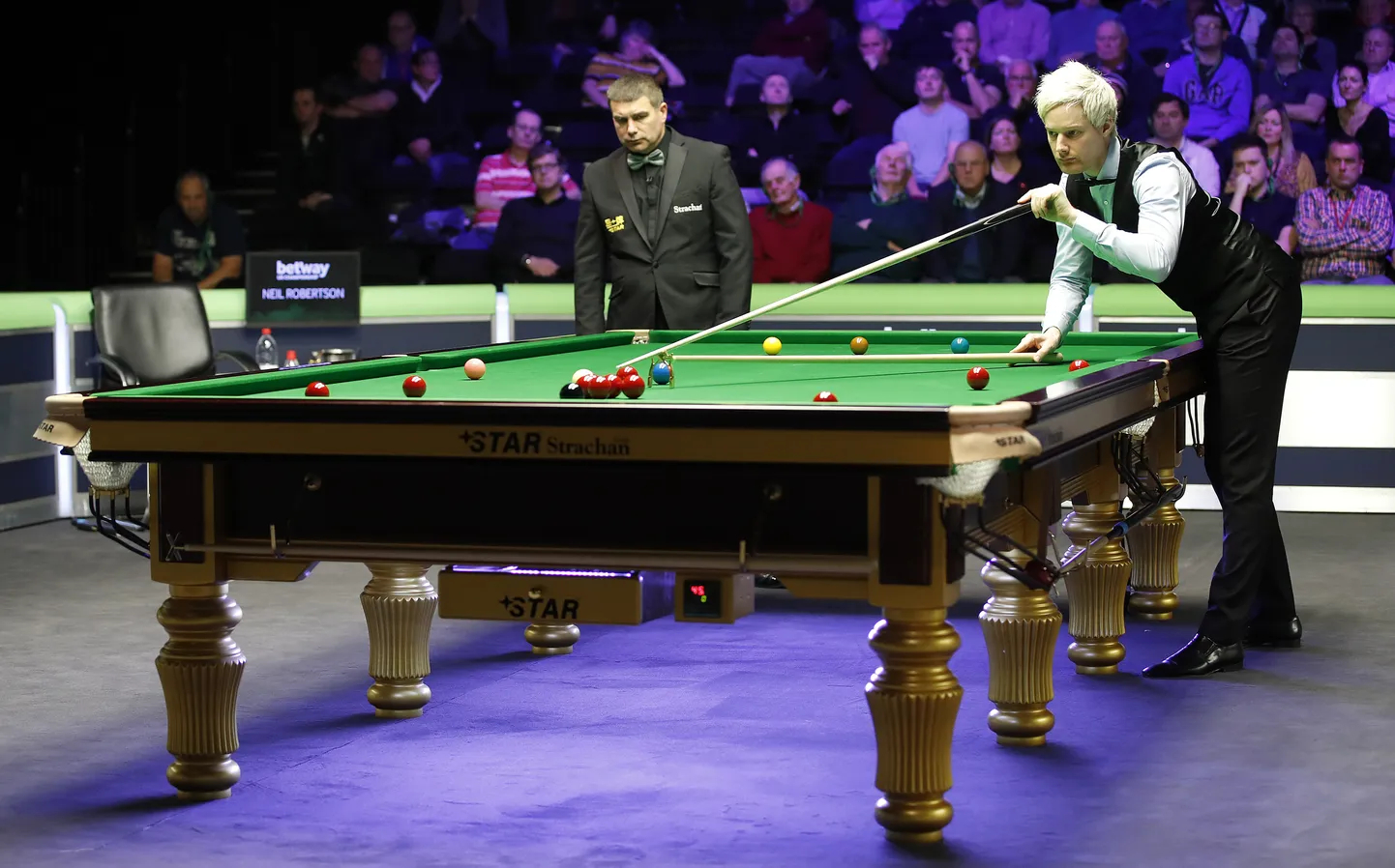 Neil Robertson Suurbritannia meistrivõistlustel.