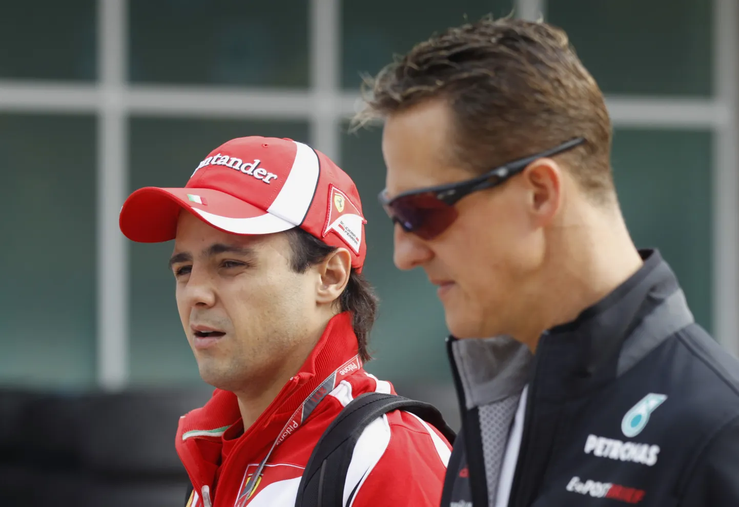 Felipe Massa ja Michael Schumacher