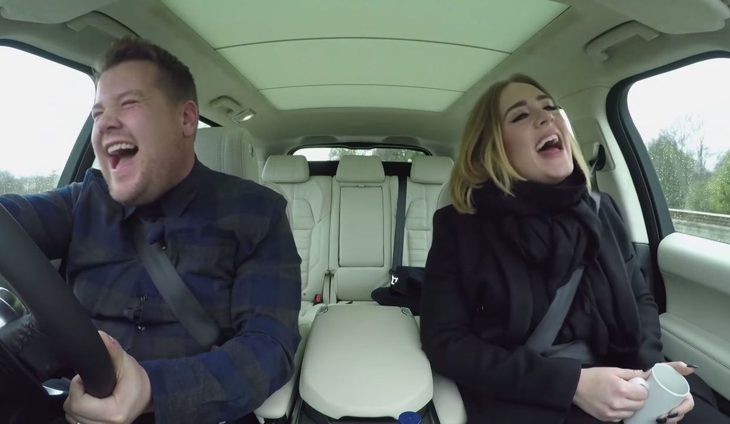 Adele saatelõigus «Carpool Karaoke»