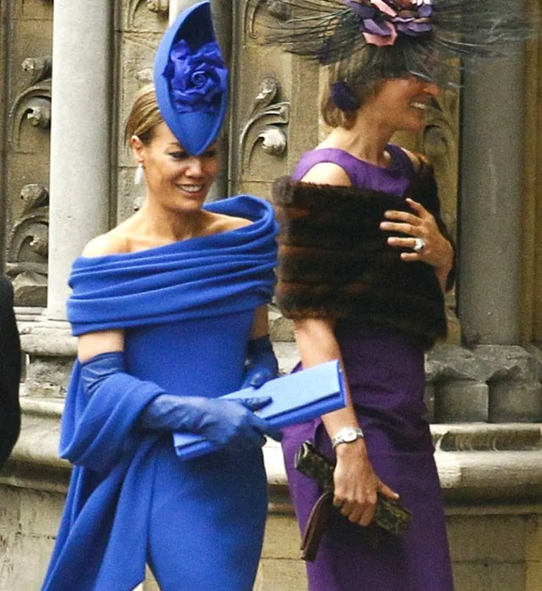 Тара Палмер-Томкинсон на свадьбе принца Уильяма и Кейт Миддлтон (29 апреля 2011 г.) 
