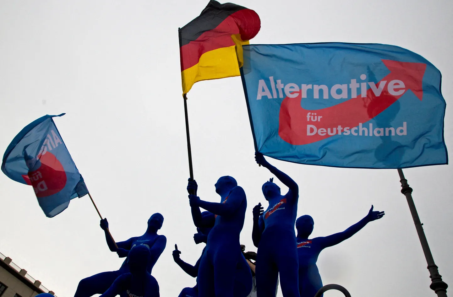 AfD toetajad valimisüritusel. Foto on illustreeriv.