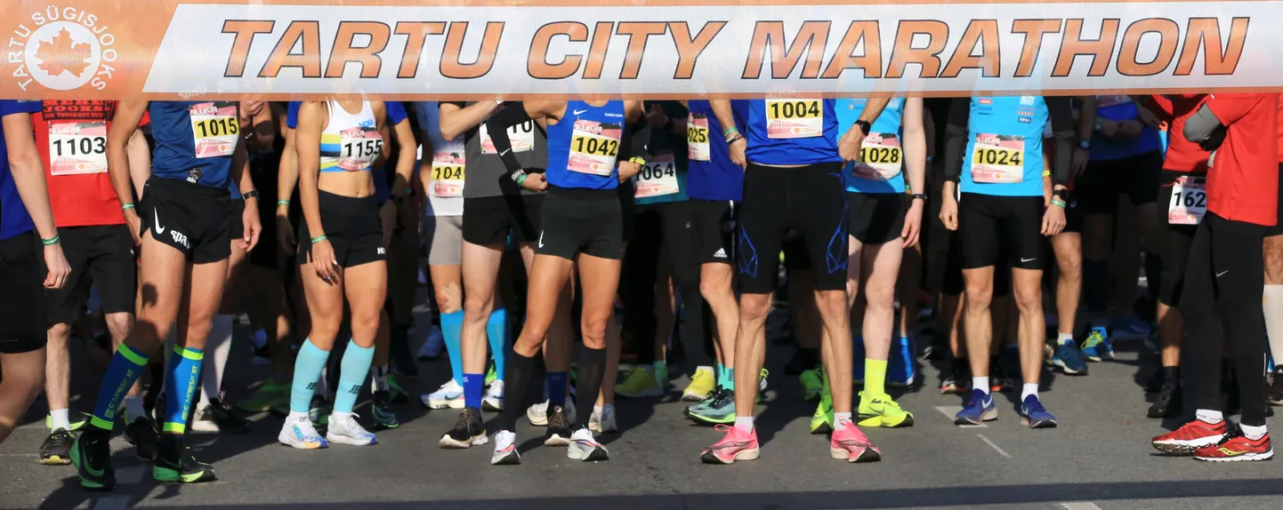 10. Tartu linnamaratoni 21 kilomeetri distantsi start.