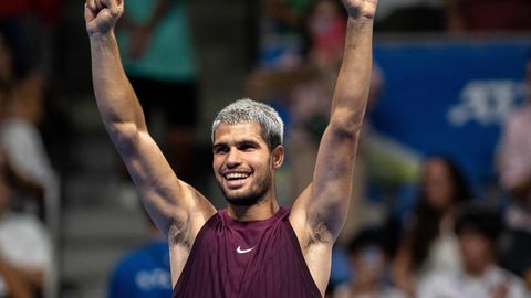 Carlos Alcaraz osvojil turnir ATP 500 v Tokiu in se sprl s sodnikom