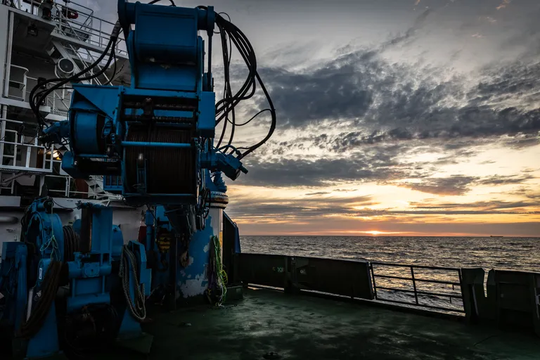EVA-316 väljasõit Tallinnast Estonia vraki eeluuringutele. Foto Madis Veltman, Postimees