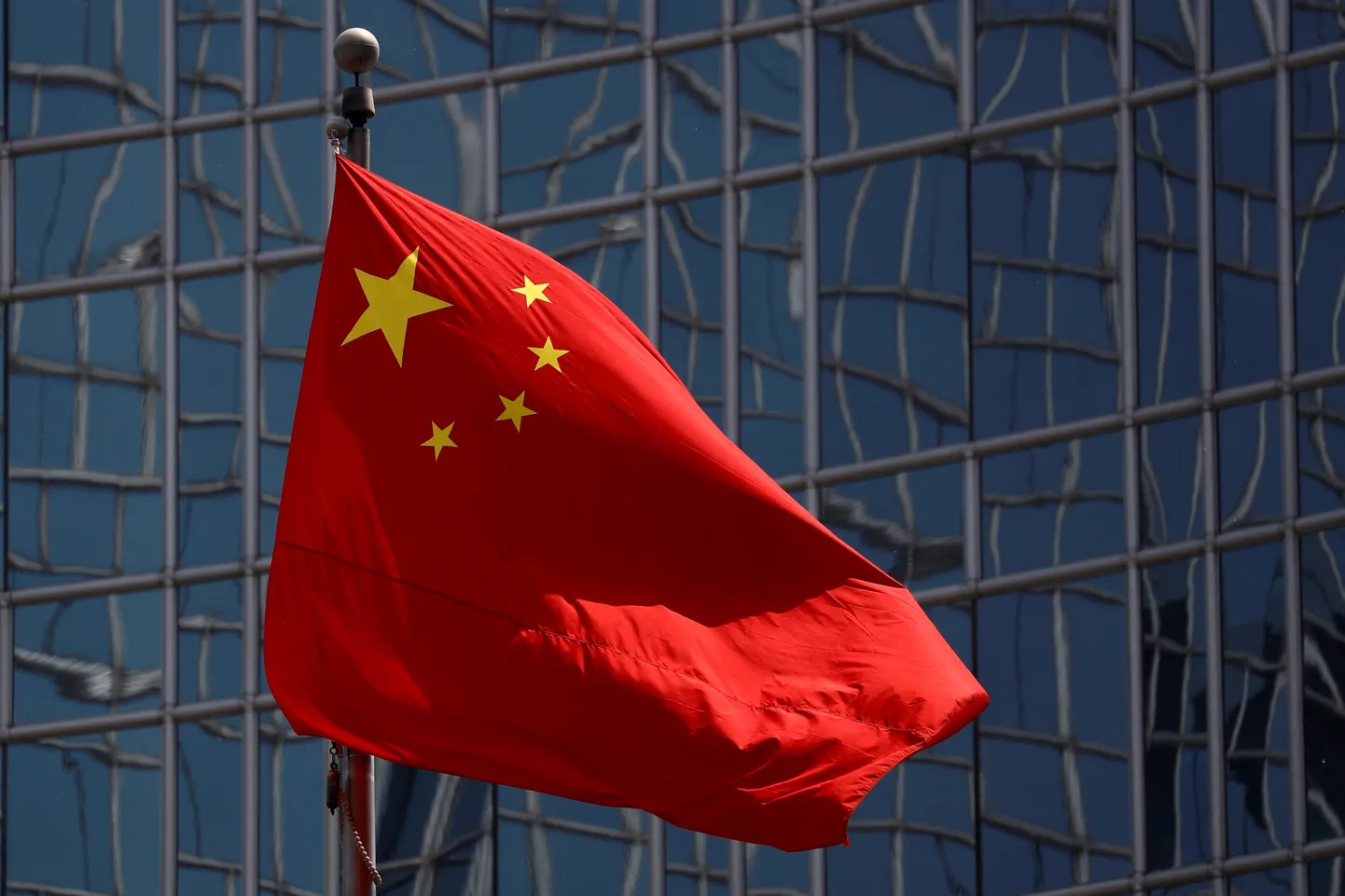 Hiina lipp lehvimas Pekingis.
