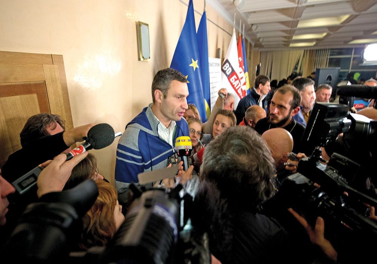 Один из лидеров украинской оппозиции Виталий Кличко.