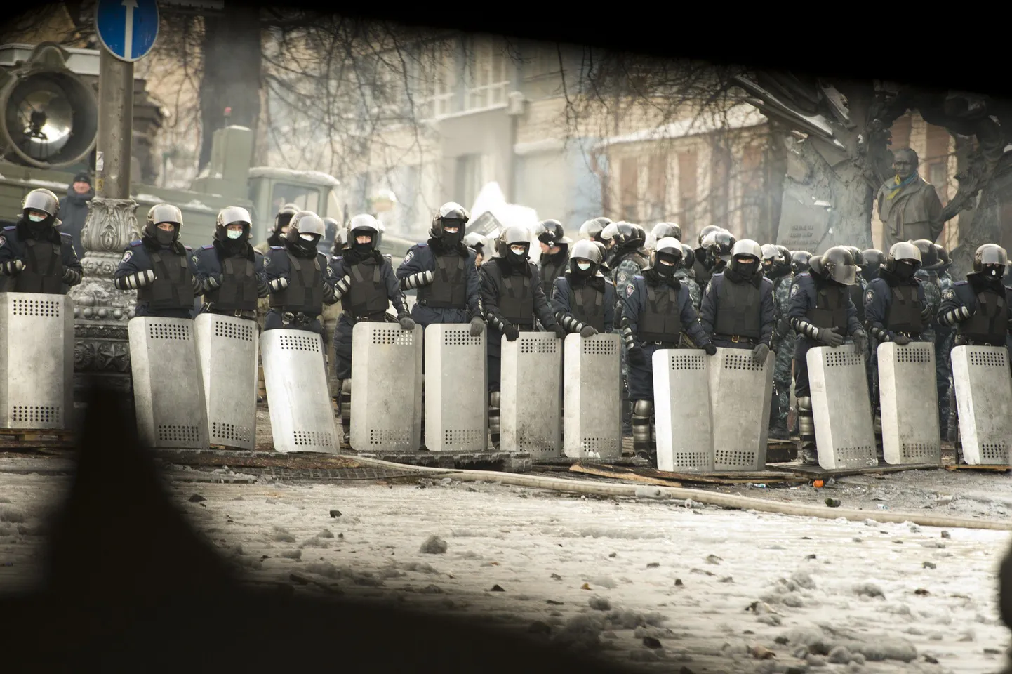 Беспорядки в Киеве.