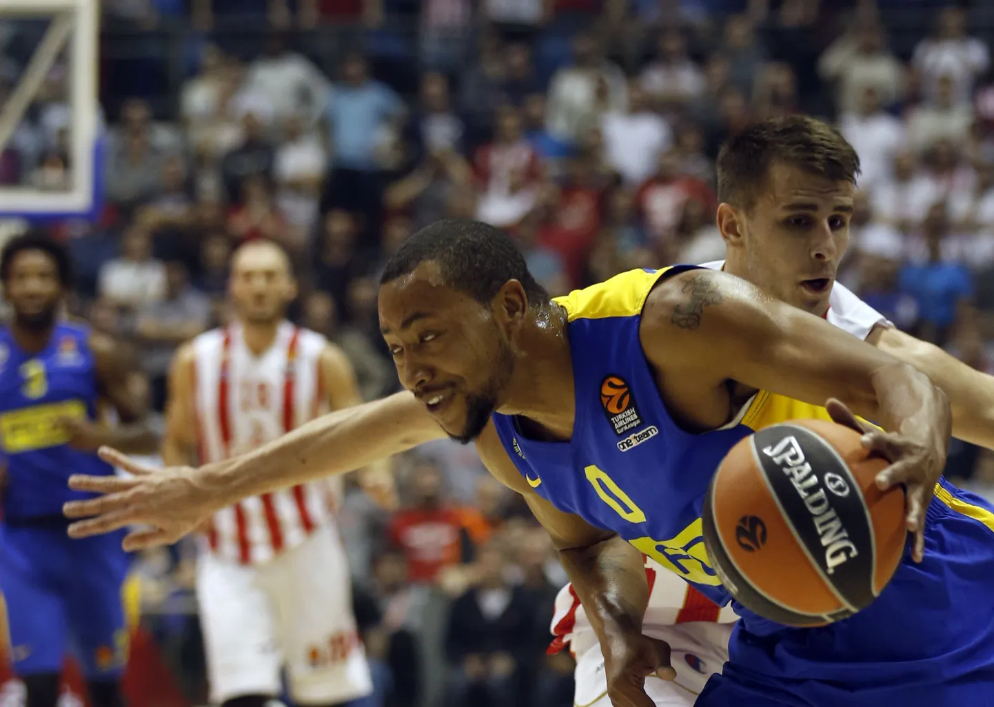Tel Avivi Maccabi üks liidreid Andrew Goudelock (palliga).
