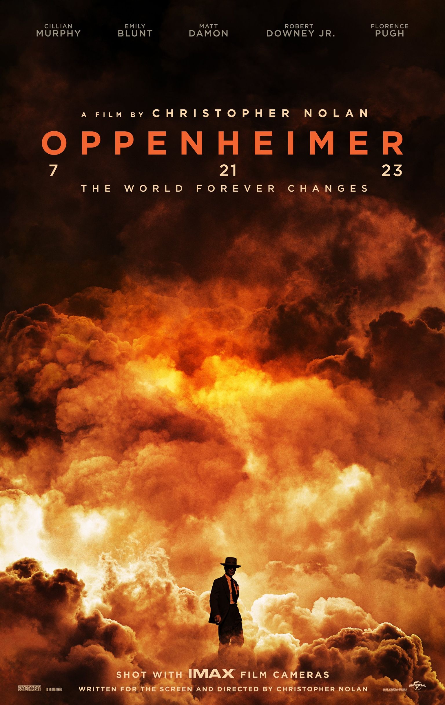 «Oppenheimeri» närvesööv filmiplakat
