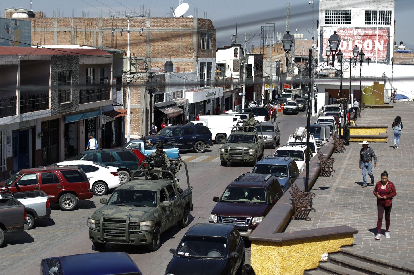 Rahvuskaardi patrull Guanajuato osariigis asuvas Apaseo el Altos.