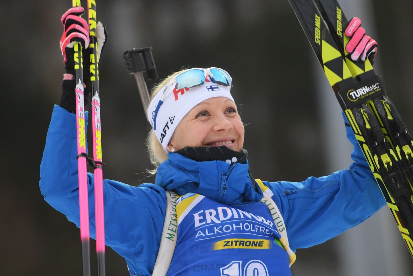 Kaisa Mäkäräinen kasvatas olümpiamängude lävepakul soomlaste lootusi.