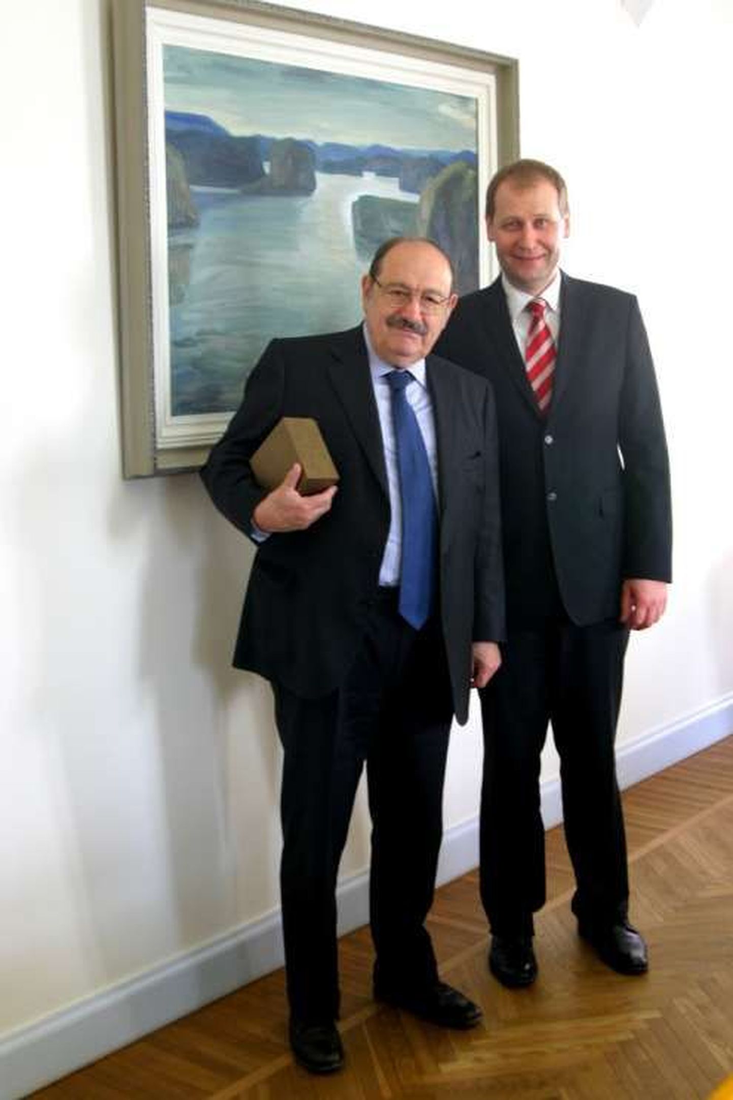Umberto Eco kohtus Tartu linnapeaga.