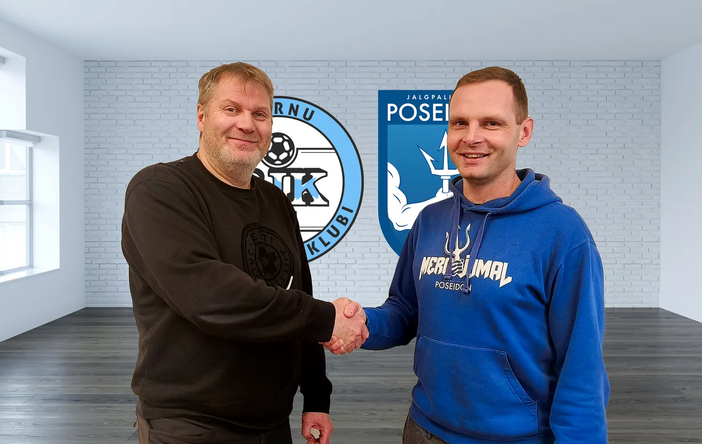 Poseidoni juhatuse liige Joonas Einfeldt (paremal) ja Argo Arbeiter, kes hakkab uues tiimis treenereid koolitama.