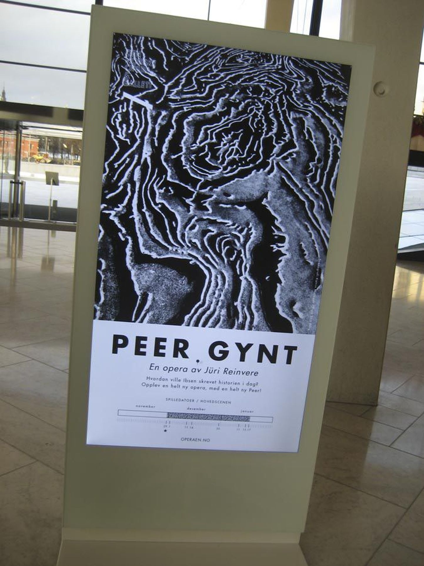 «Peer Gynti» plakat Oslo ooperiteatris