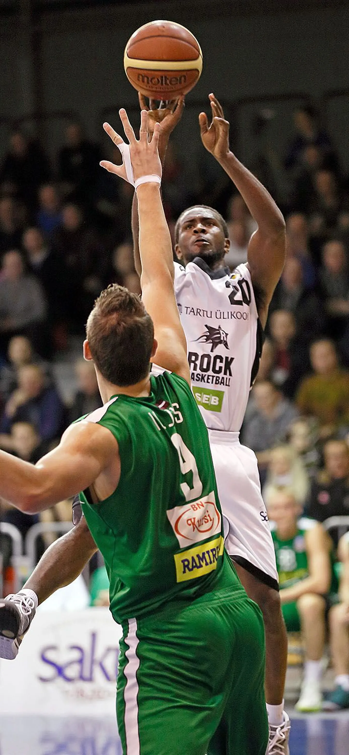 TÜ/Rock võitis 25. jaanuaril BBL kodumängus Valmierat 69:62.