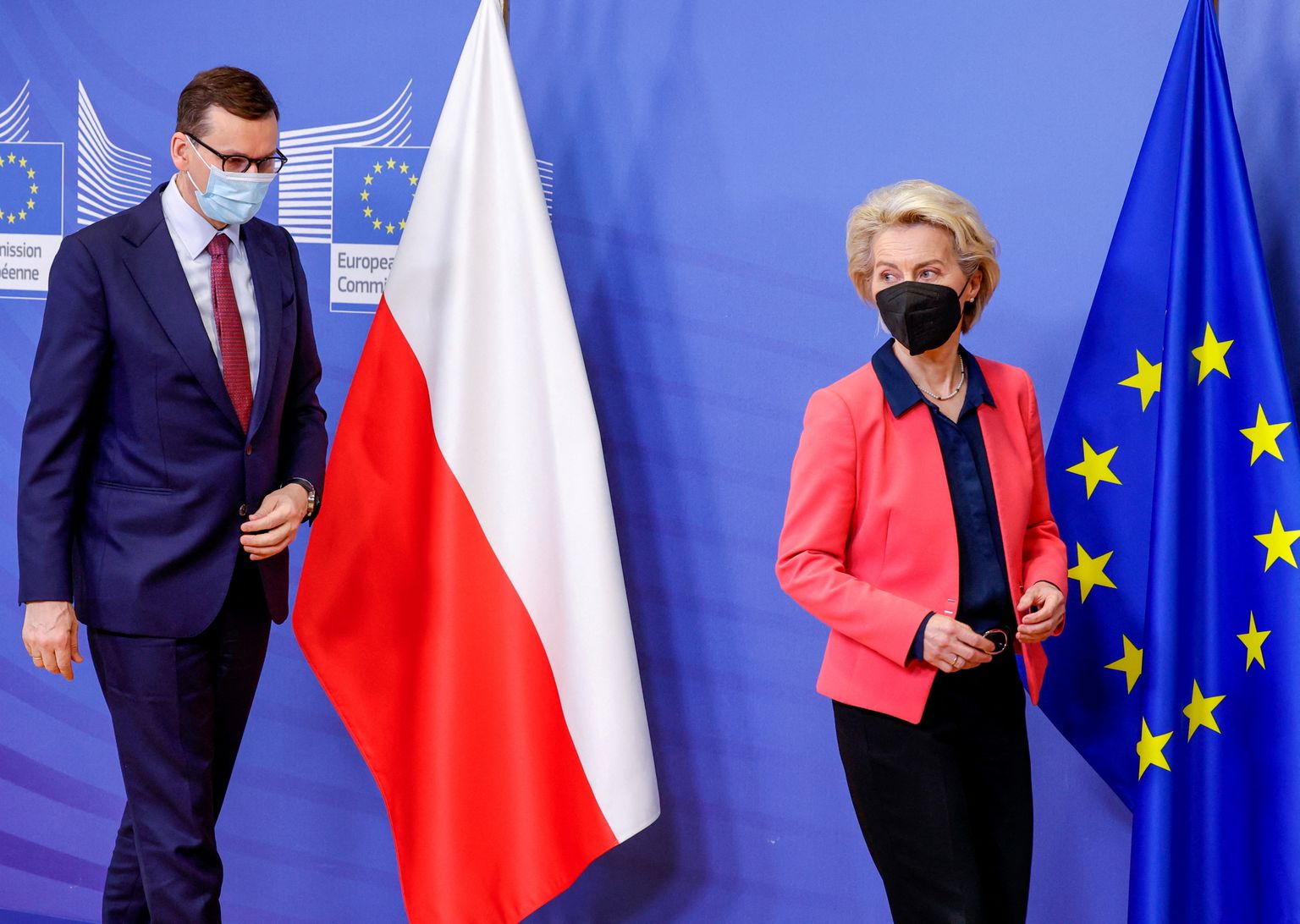 Poola peaminister Mateusz Morawiecki kohtumas 18. veebruaril Euroopa Komisjoni presidendi Ursula von der Leyeniga.