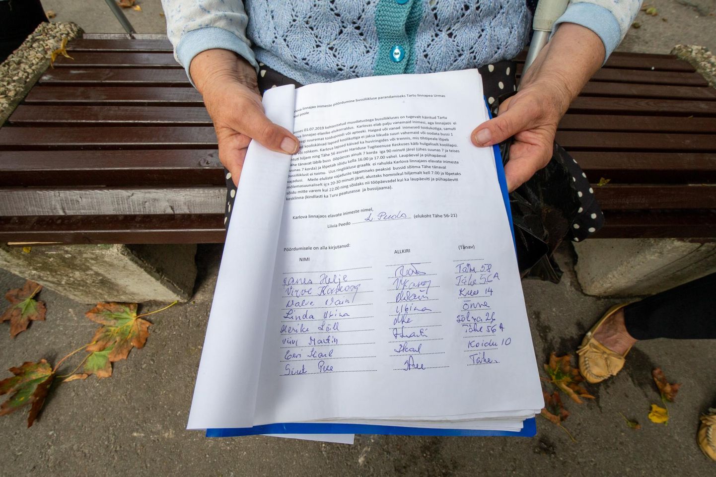 Allkirjade kogumise käigus selgus, et Karlova bussiliikluse teema puudutab ka teiste linnajagude inimesi.