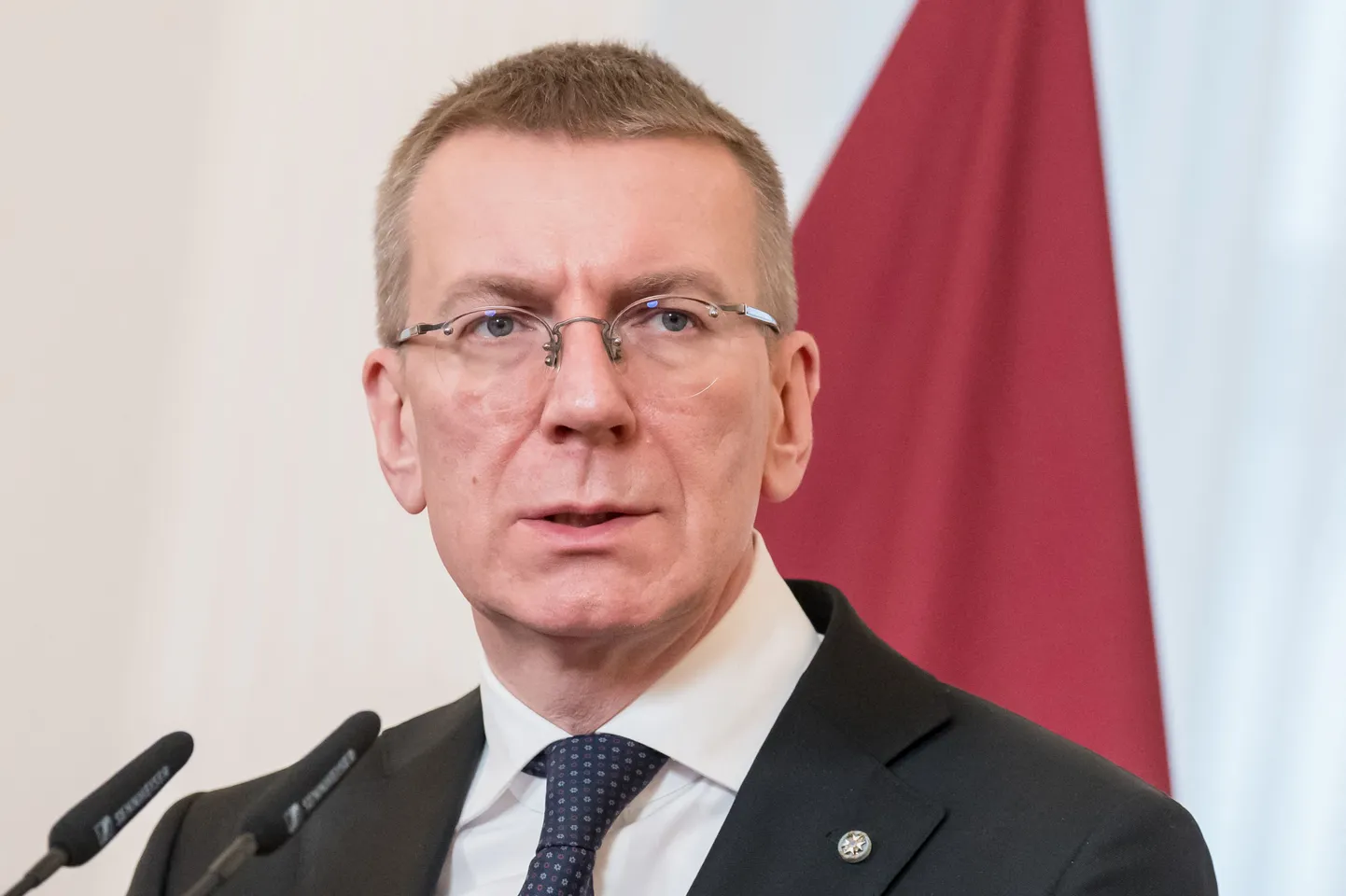 Президент Латвии Эдгар Ринкевич